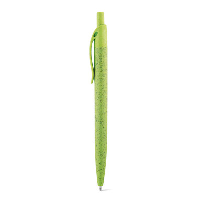 CAMILA. Wheat straw fibre and ABS ball pen with clip